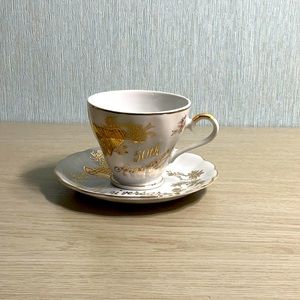 Norcrest Fine China 50th Anniversary Cup & Saucer #C-666